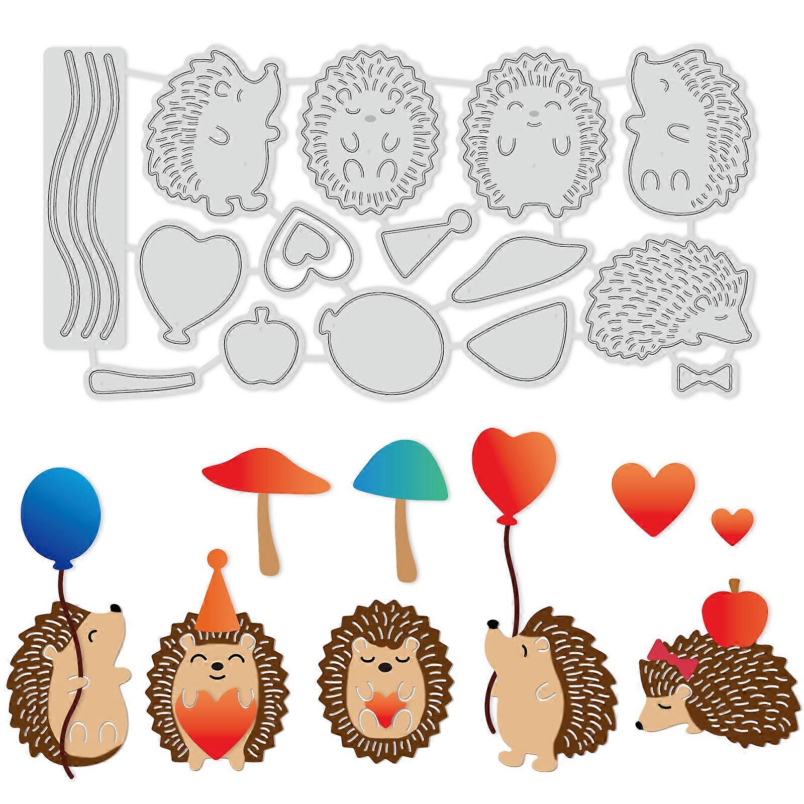 Hedgehog Pattern Decoration Template Reusable carbon steel Stencil