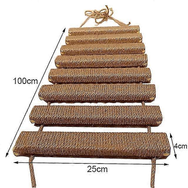 various sizes cat bridge use for cat cage sisal rope cat ladder pet furniture cat step scratcher post kitten toys cat tree tower