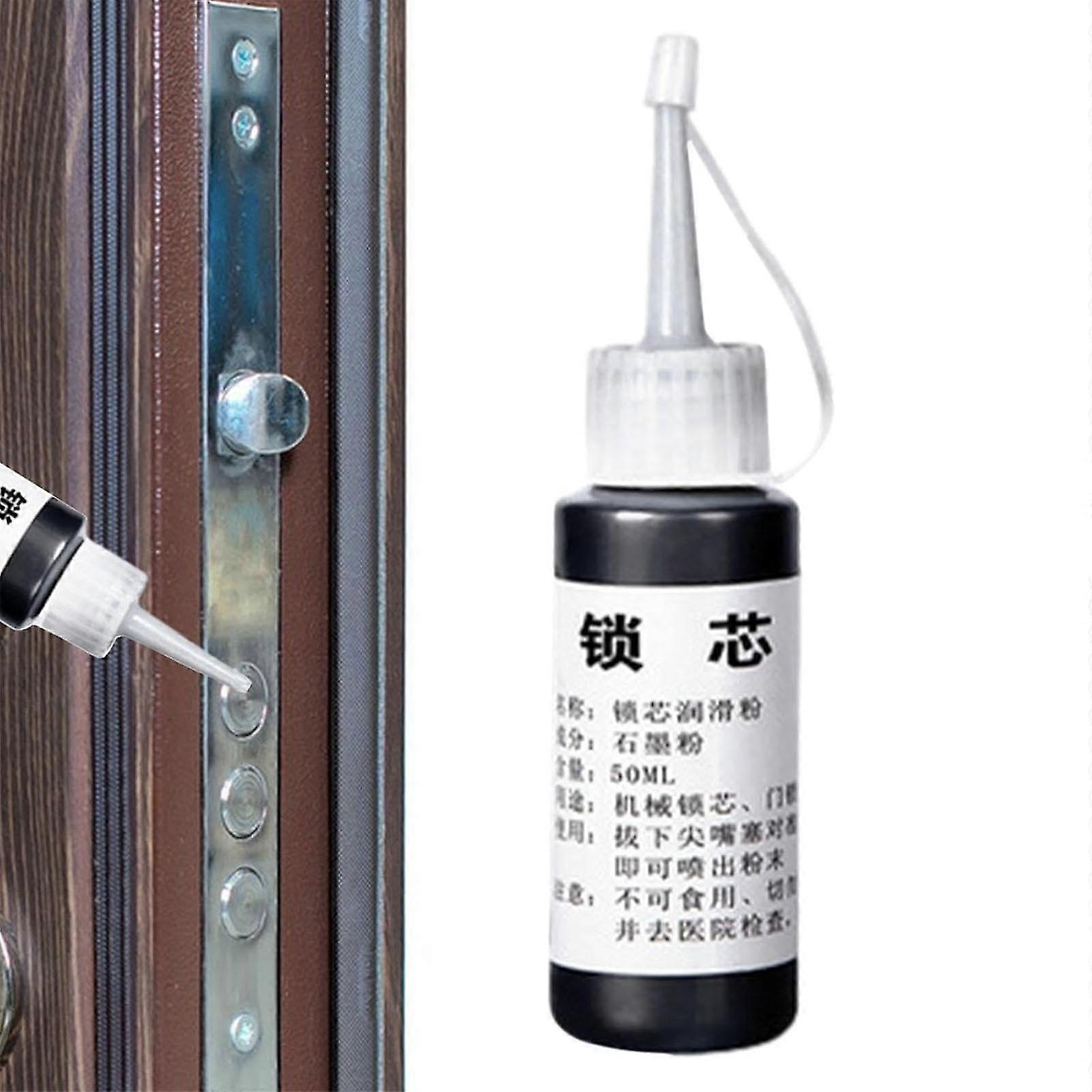 Dry Graphite Lubricant, Microfine Pure Graphite Powder For Locks, Door Hinge Lubricant, Easy Application, Powdered Graphite For Locks, Bearings, Fishi