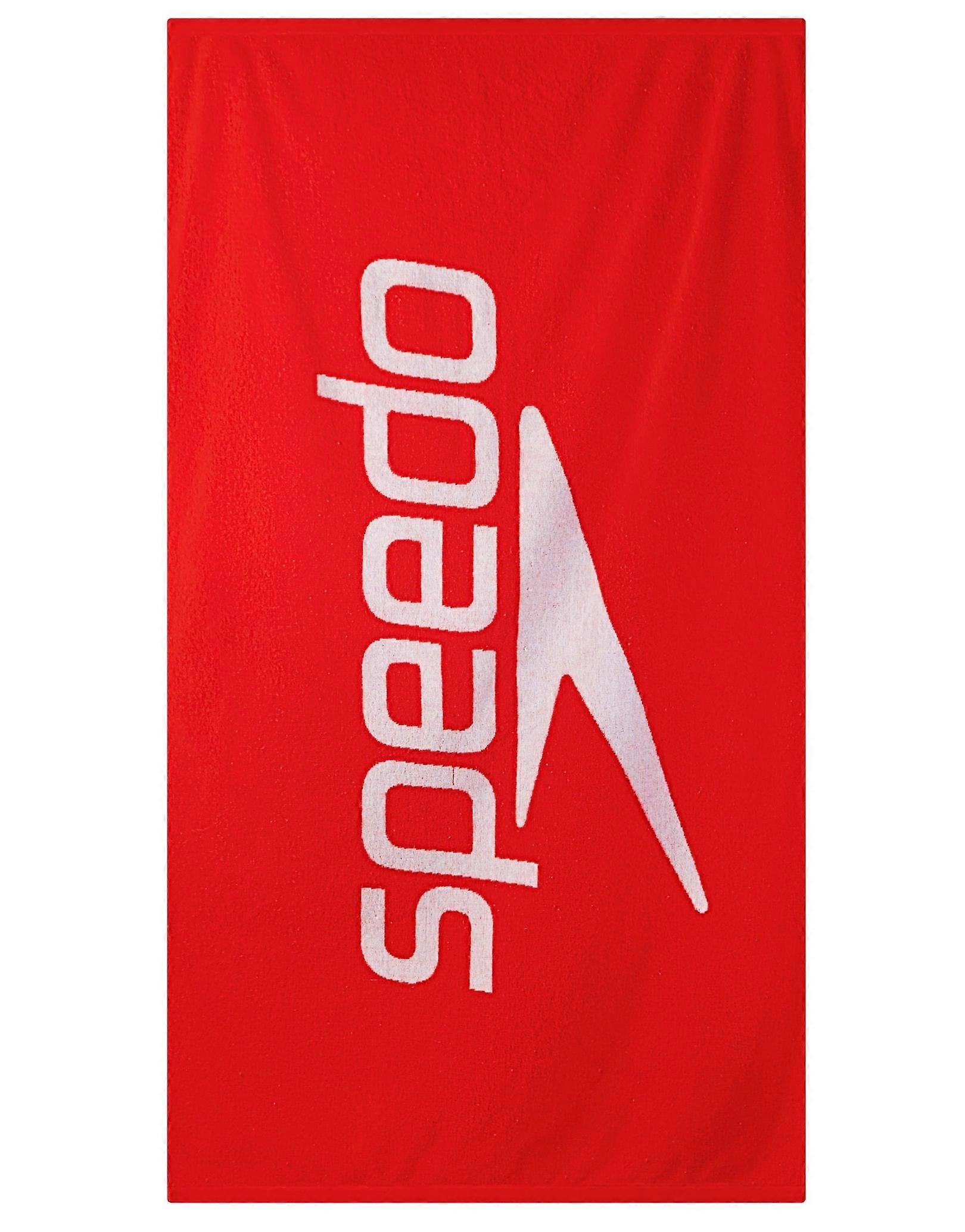 Speedo Logo Towel - Red/White