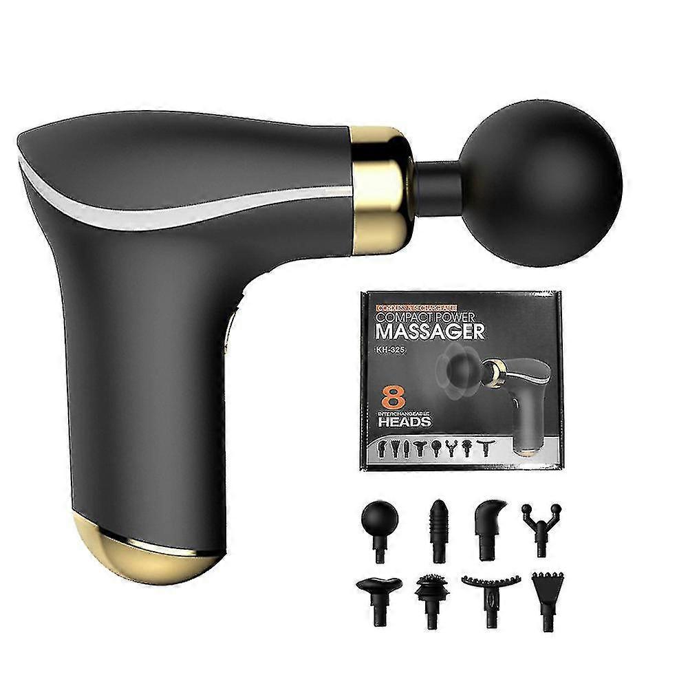 マッサージャー電気銃リフティングボディパーカッションガンマッサージフィットネスマッサーガン刺激バイブレータ痛み緩和用