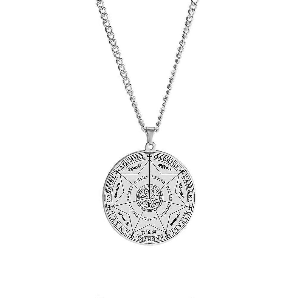 Erkeenglenes fest 12 skytsengler medaljongvinger Ankh Life Power Magisk  amulett smykker Rustfritt stål anheng Halskjede – kjøp de beste varene i  nettbutikken Coolbe, image size:1000x1000