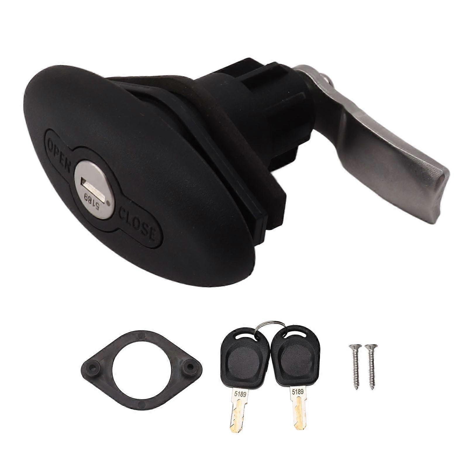 32mm RV Toolbox Locks Black Waterproof Shockproof Superior Seal RV Cabin Lock for RV Boat Yachts Trailer