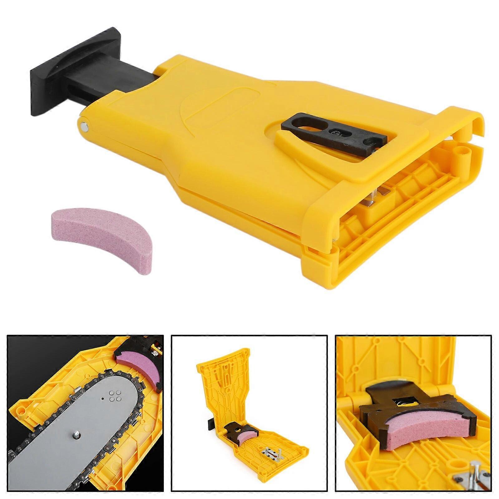 Artudatech 16-20 inch Chainsaw Teeth Sharpener Saw Chain Blade Fast Sharpening Stone System