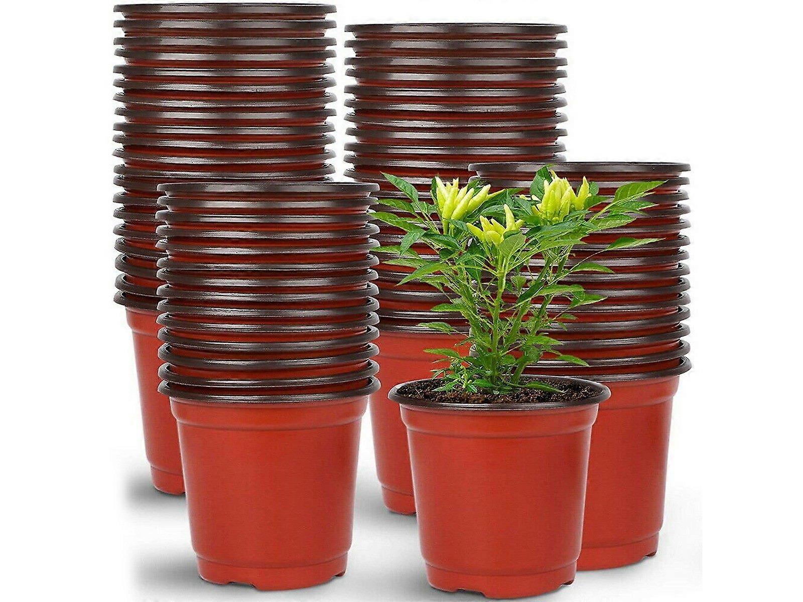 100Pcs Plant Flower Pots