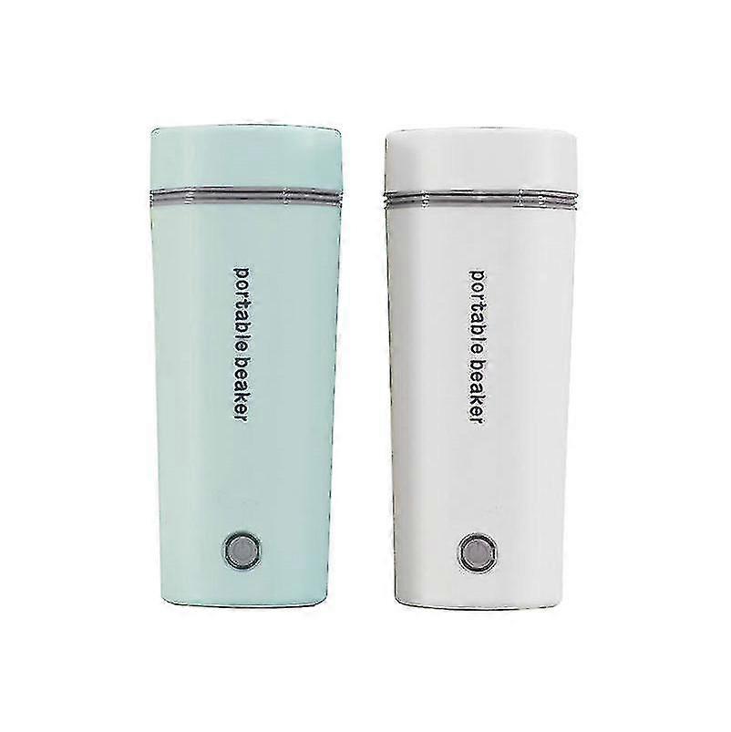 Bärbar vattenkokare, 304 rostfritt stål liner liten resekokare, 450 ml mini elektrisk termosmugg, 5 minuters snabbkokning för mjölk, kaffevatten