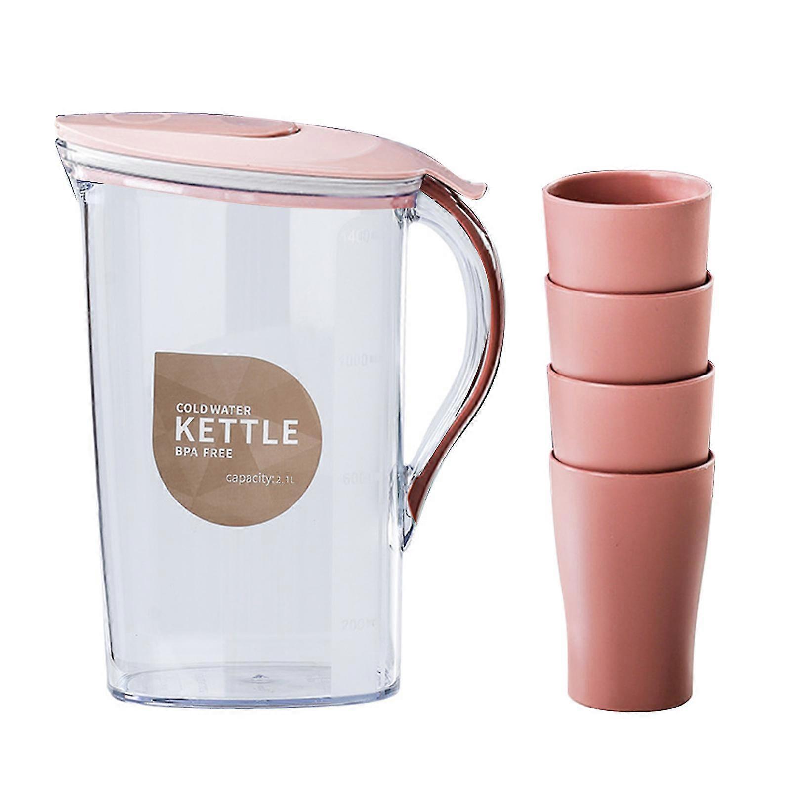 Drinkware Summer Universal Water Kettle Set Large Capacity With Cups