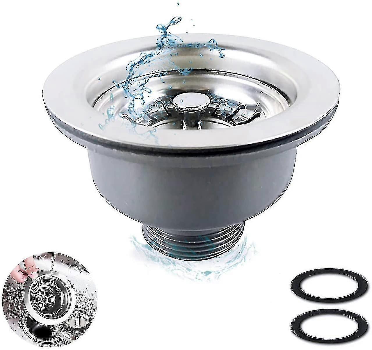 Küchenspülsieb, Filterstopfen (114 mm)