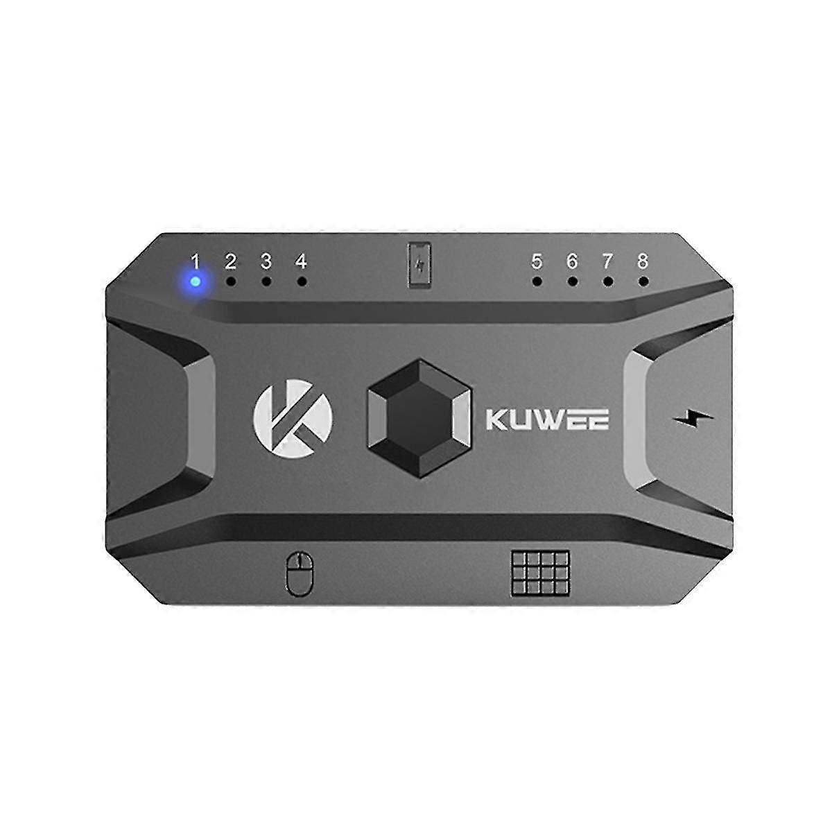 Bluetooth Hub Usb 5.0 Converter Wired Keyboard&mouse To Wireless Hub Adapter Support 8 Devices For