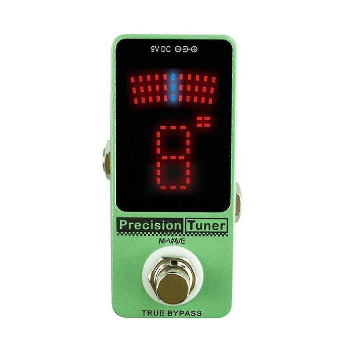 Precision Guitar Tuner Pedal with LED Display Guitar Tuner True Bypass for Chromatic Guitar Bass Guitar Accessories Parts
