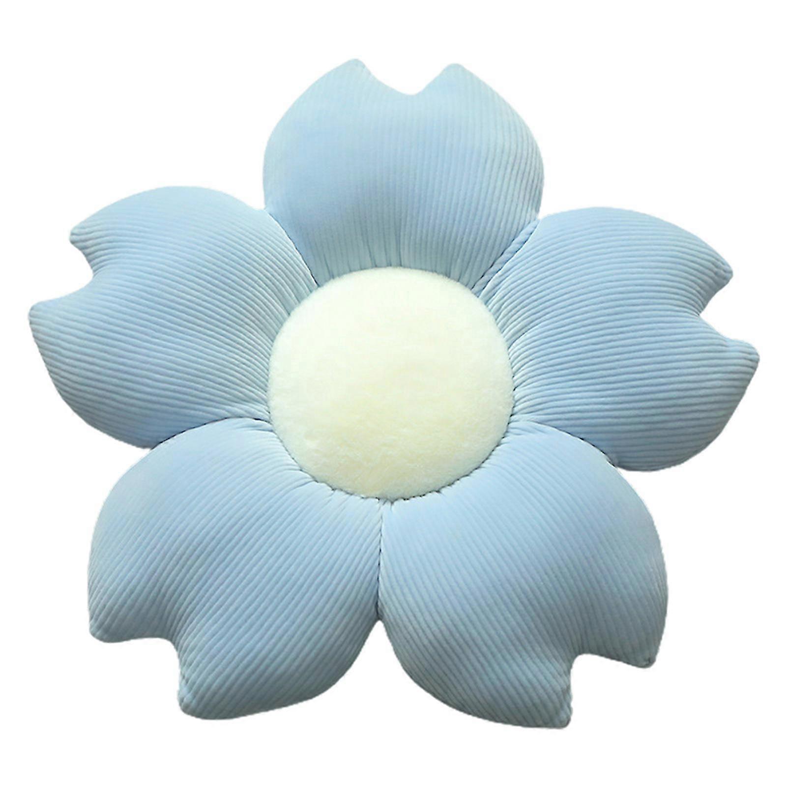 Three-dimensional Sitting Cushion Breathable Plush Flower-shaped Throw Pillow Cushion For Office - SNNGV