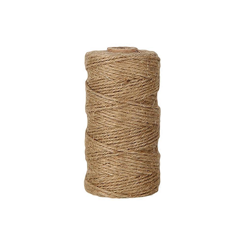 100m 1mm Twisted Natural Jute Twine Burlap String Hemp Rope DIY Gift Craft Decor