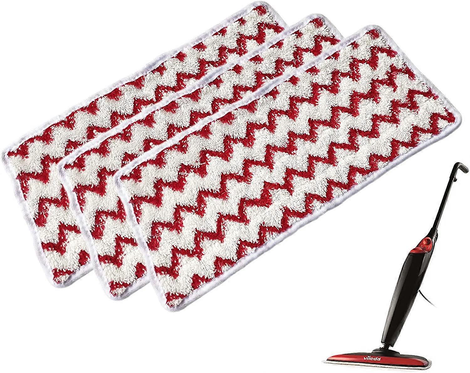 Replacement 5pcs Reusable Microfiber Steam Mop Pads