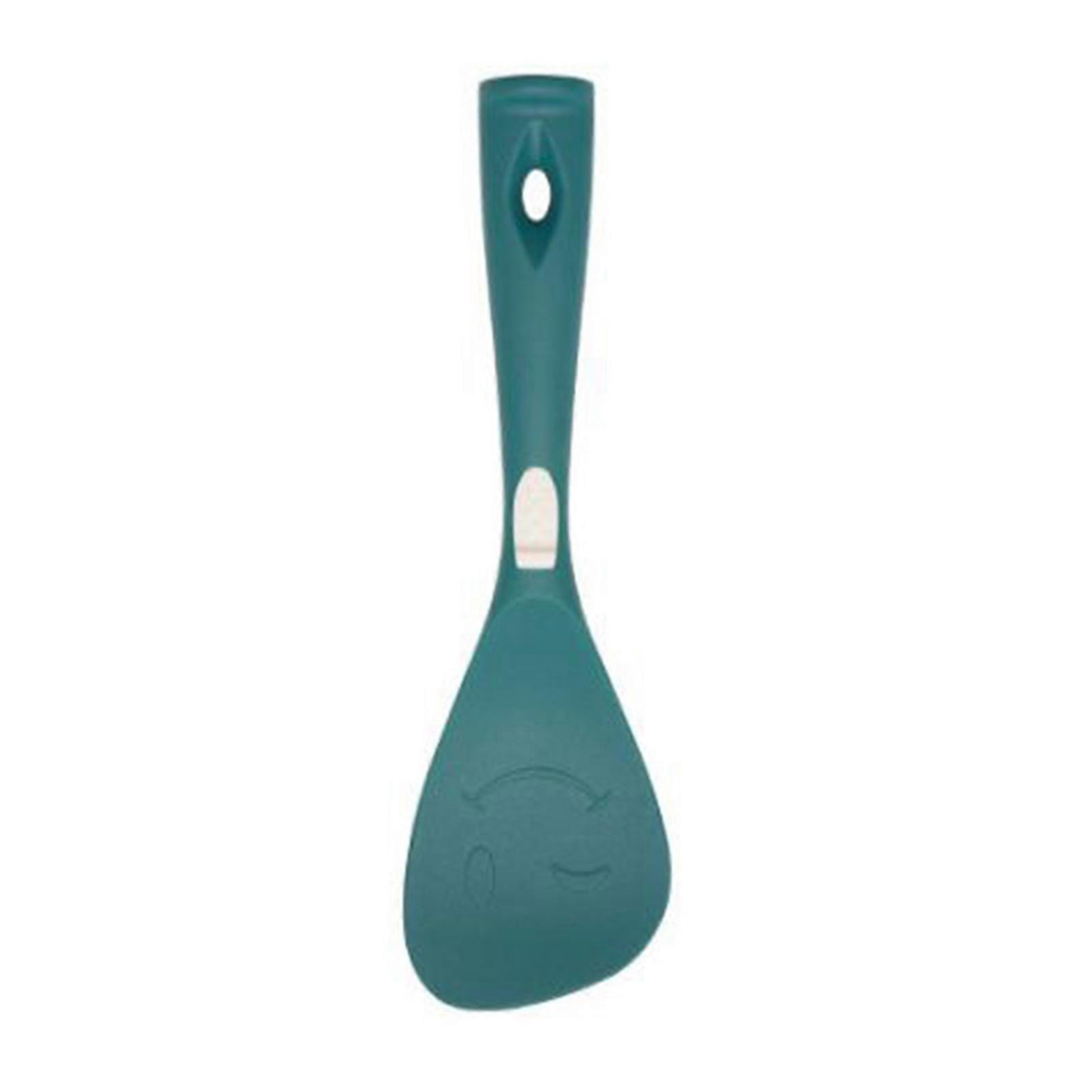 1 Set Anti-scald Cooking Utensils Non-stick Handle Silicone Cooking Spatula Spoon Set Cooking Tool KAESI
