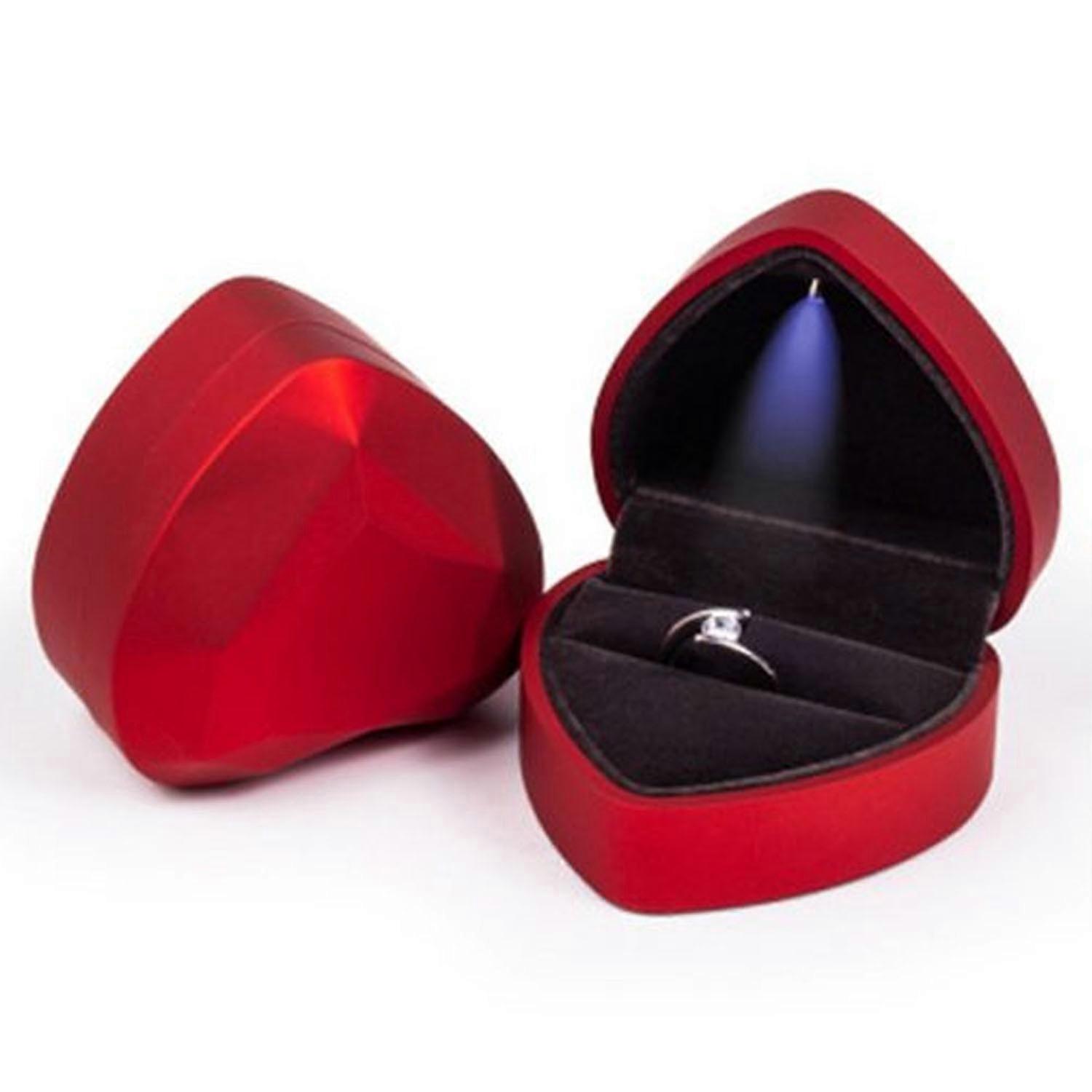 red packaging box ring box