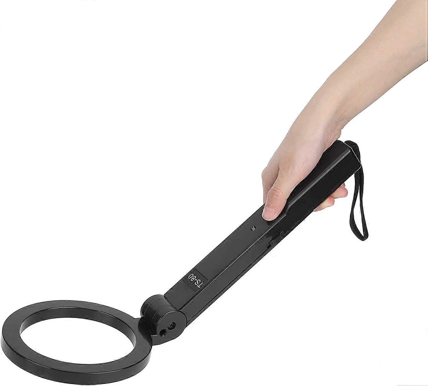 Metal Detector Handheld Foldable TS80 Detector (shipped without battery) Portable Hand Hero Foldable Metal Detector High Sensitivity Multifunctional M