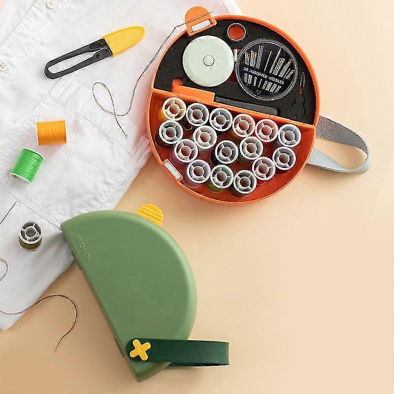 Household Needle And Thread Box Set Sewing Tools Portable Portable Needle And Thread Sewing Box
