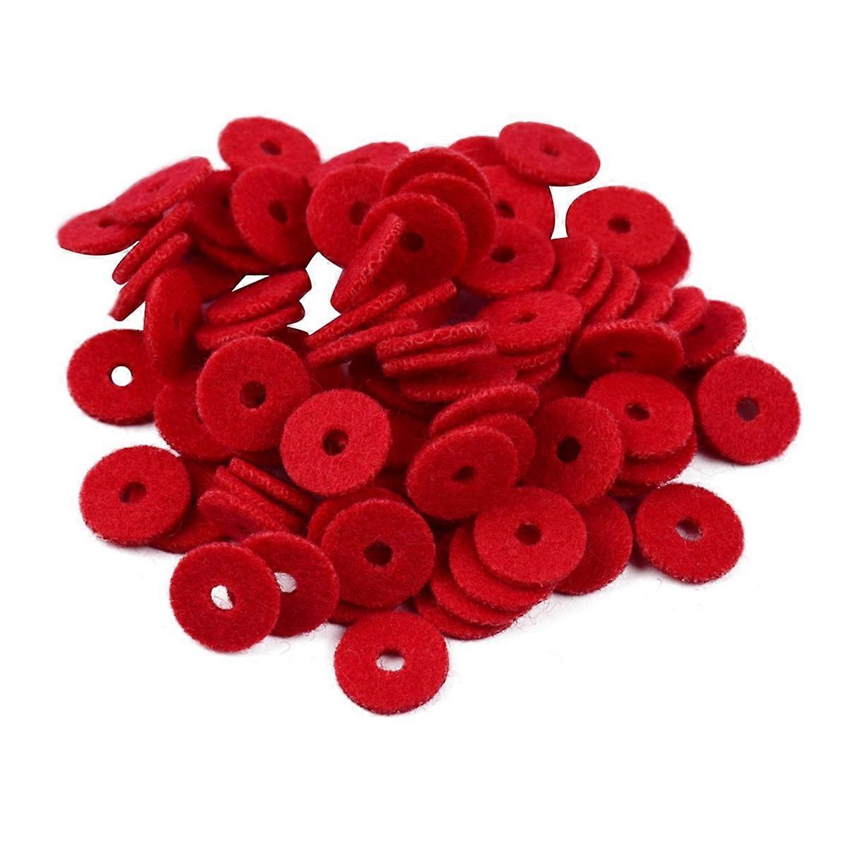 90Pcs Piano Felt Piano Washers Pads Piano Felt Balance Rail Punchings Washers Repair Parts Piano Tu