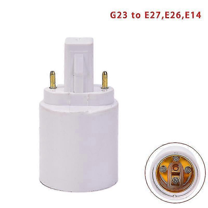 G23 To E27 E26 Base Socket Led Halogen Light Bulb Lamp Adapter Holder Converter