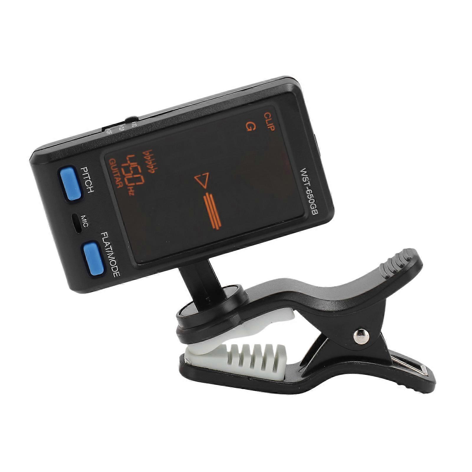 كليب أون موالف احترافي عالي الدقة رقمي جيتار باس موالف لضبط جيتار باس