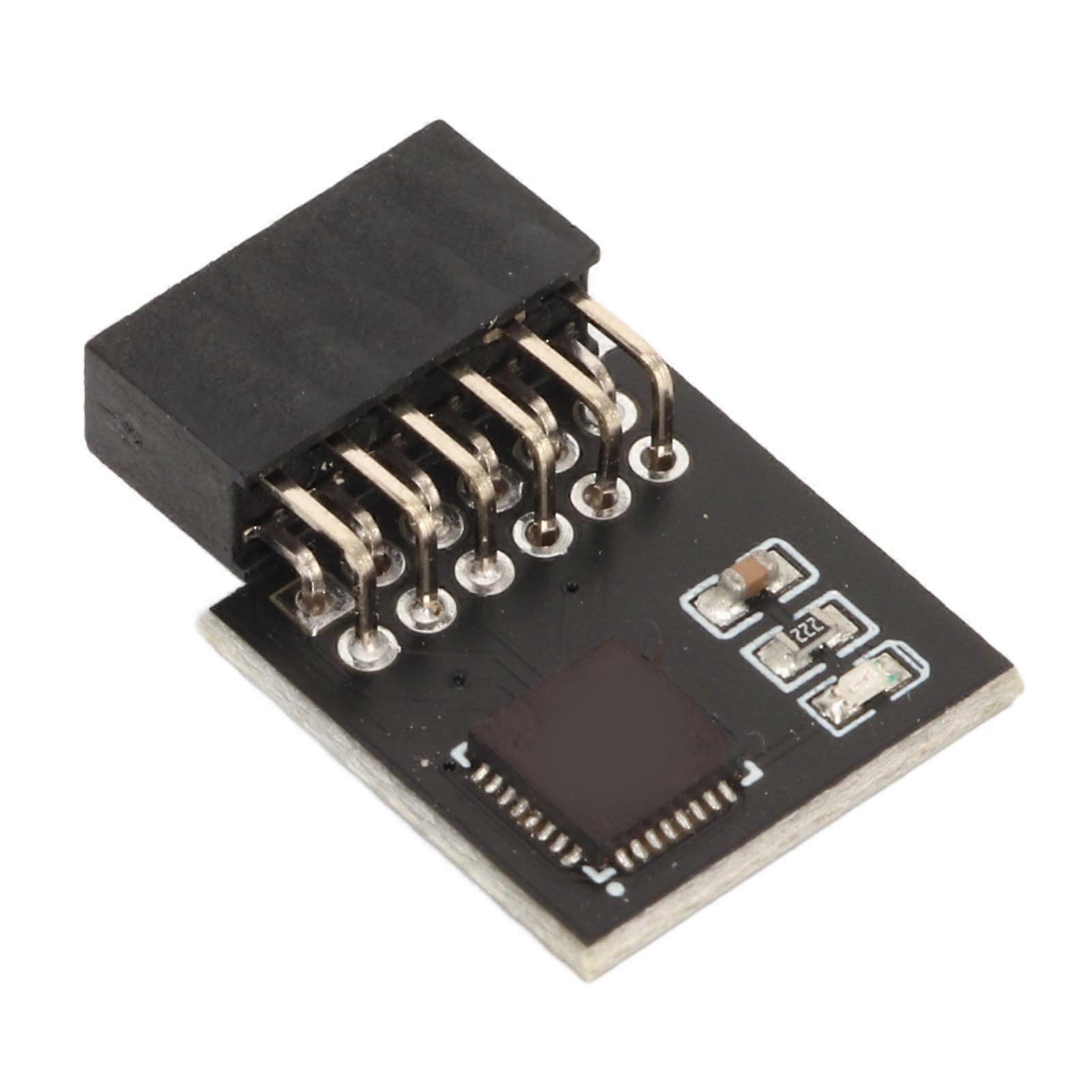 TPM 2.0 Module SPI Interface Stabiele Hoge Veiligheid Duurzaam Materiaal 12Pin SPI-Module voor MSI-Moederbord DDR4-Geheugen