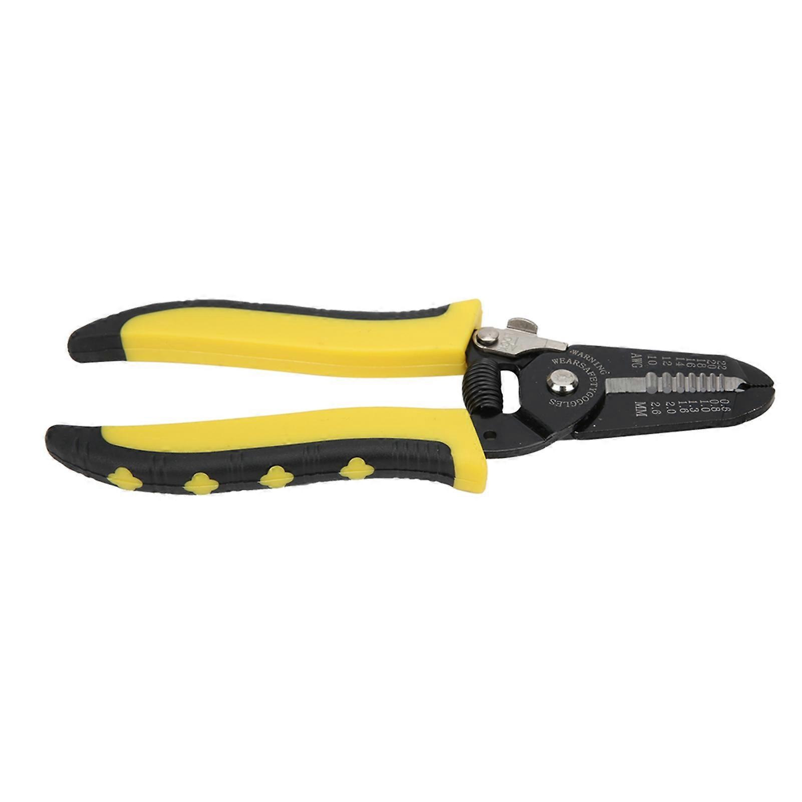 Cable Stripper Multi?Functional Hand Crimpers Terminal Wire Stripping Tools HS?1041C