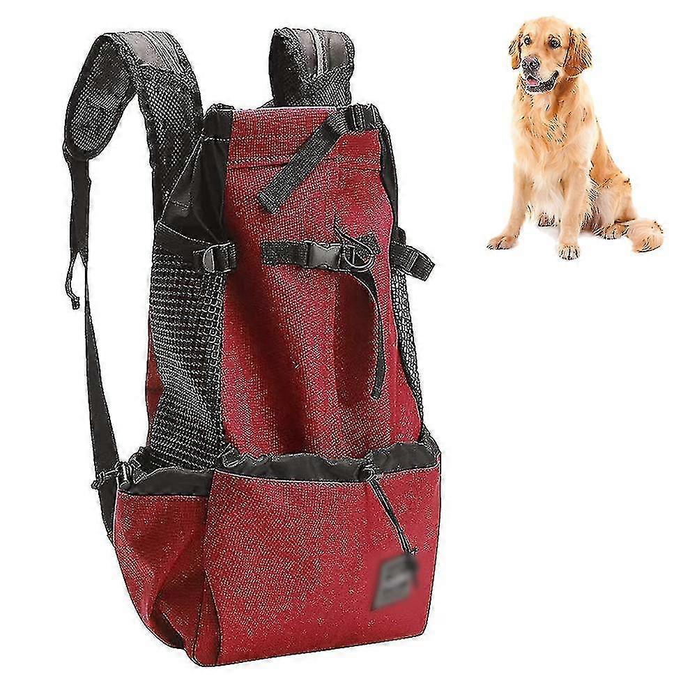 Dog Carrier Backpack For Small And Medium Pets Front Facing Adjustable Dog Backpack Carrier Fully Ventilated