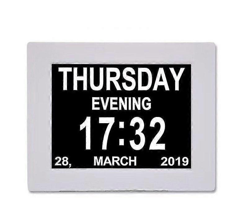 認知症時計、アルツハイマー病時計、高齢者のための大型デジタルカレンダー時計、Da付き時計