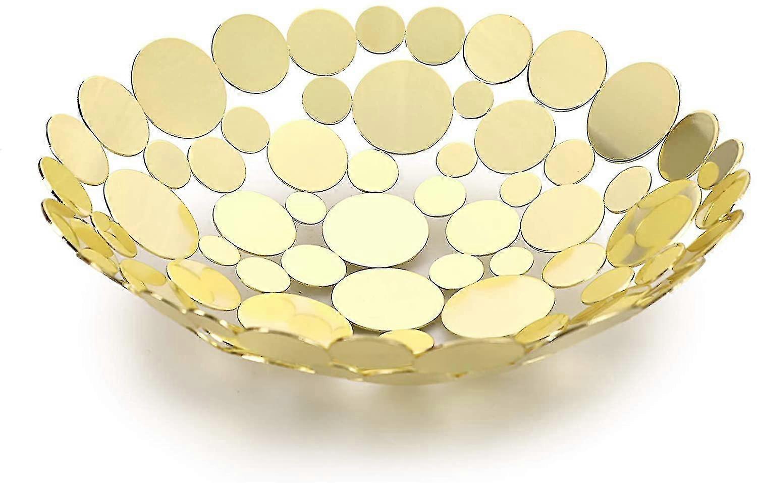 سلة الفاكهة المعدنية سلة الفاكهة الديكور لتخزين الجدول للخبز والحلويات