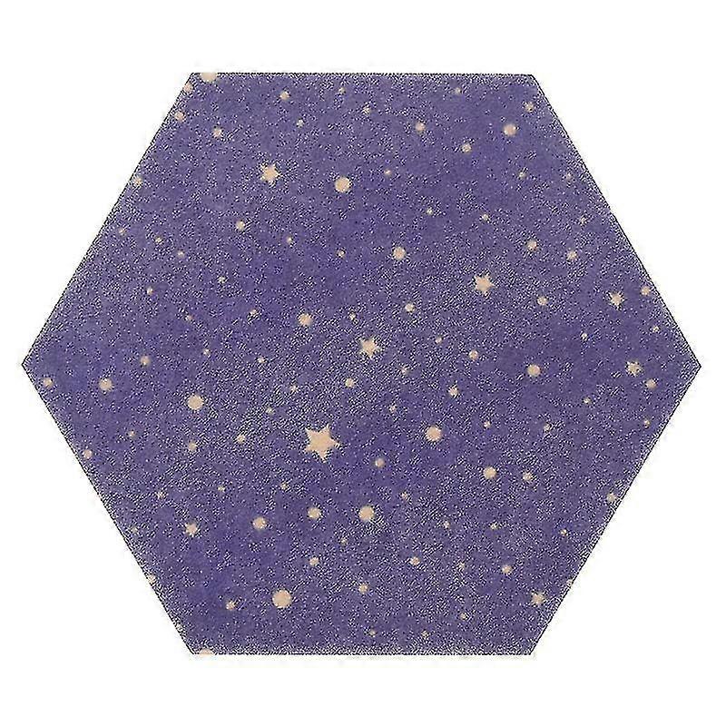 六边形月星毡木板字母留言板照片展示DIY艺术墙装饰办公室规划师时间表Board_s