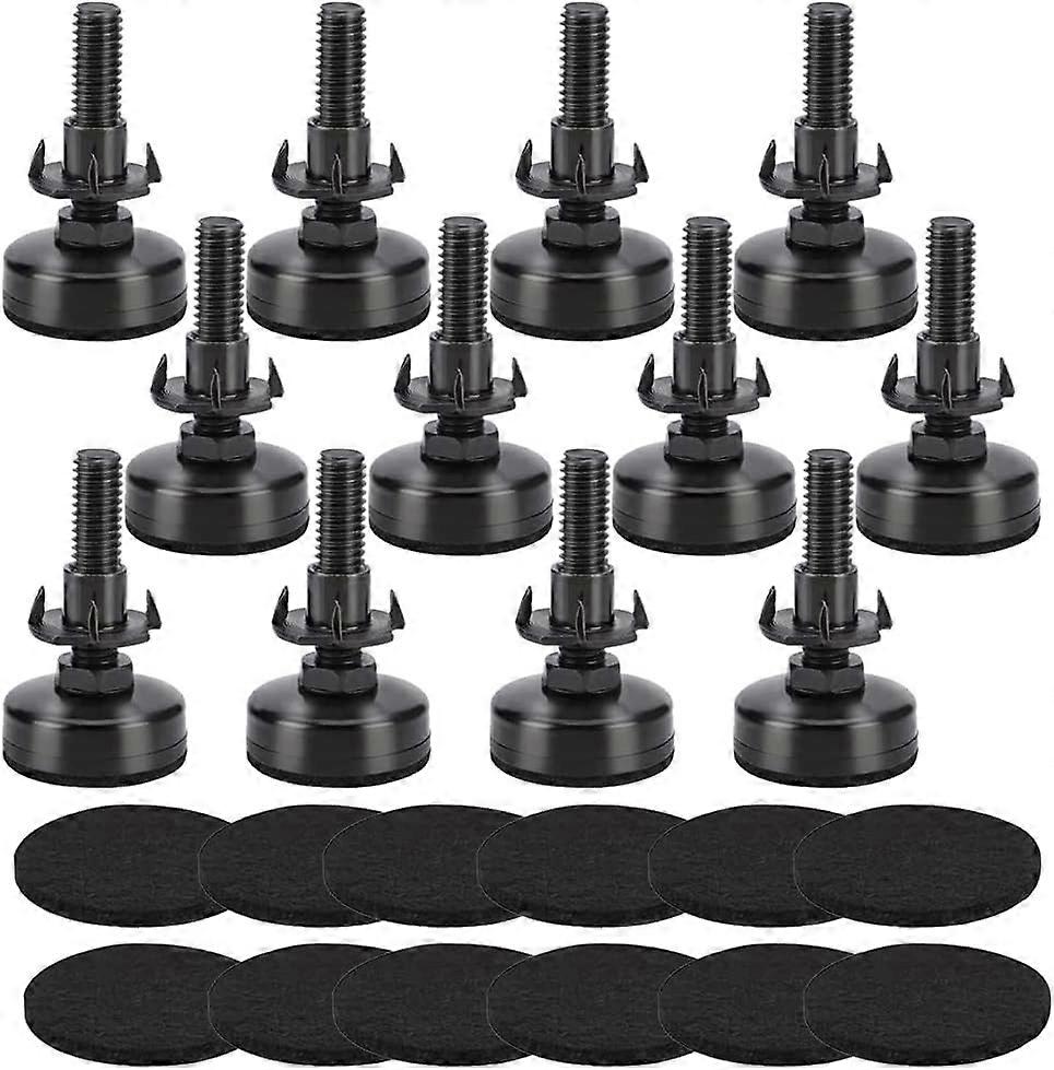 3/8"-16 adjustable feet (12 pieces)
