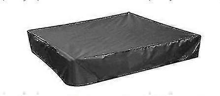 サンドピットカバー、ブラック防水ダストプルーフUVプロトスクエアドローストリング