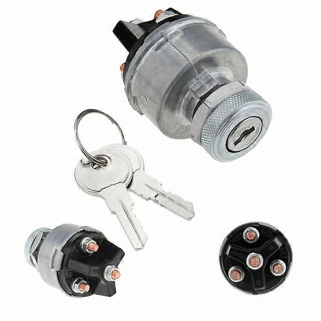 Multifunctional Car Boat Motorcycle Ignition Starter Key Switch Universal Ignition Switch Lock Portable With 2 Keys
