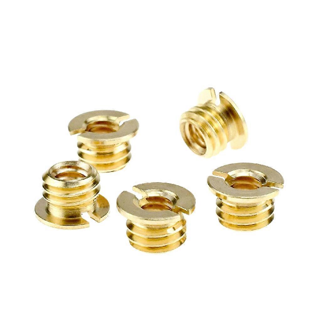 1/4 "to 3/8" Adapter Screw Nut for Tripod Ptz Interface Ptz Quick Conversion Screws 5Pieces