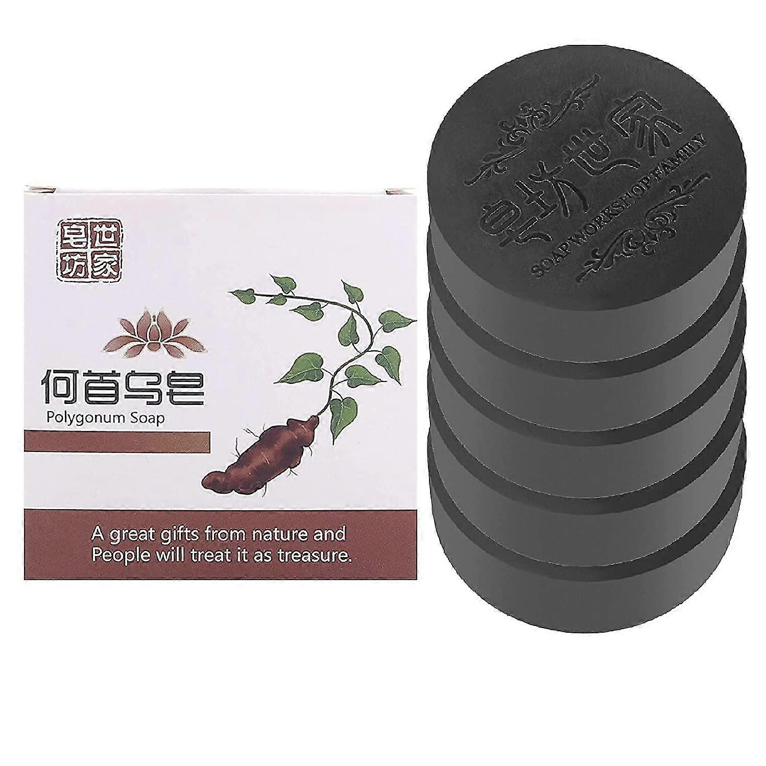 Polygonum Soap Hair Growth - Μαύρο &; Παχύ Σαμπουάν Μαλλιών