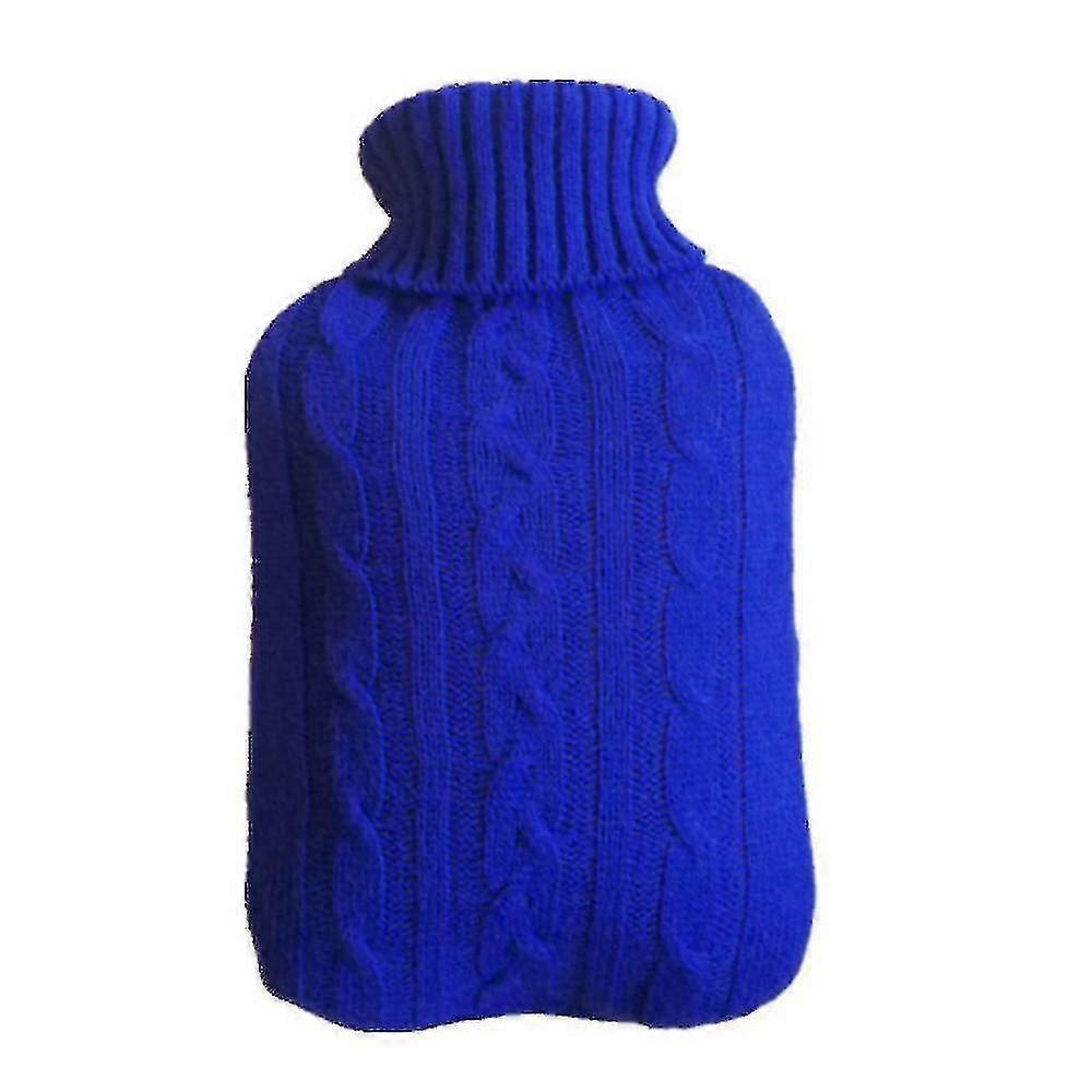 Soft Stretchy Hot Water Bottle Plain Cover Bag Knitted Covers