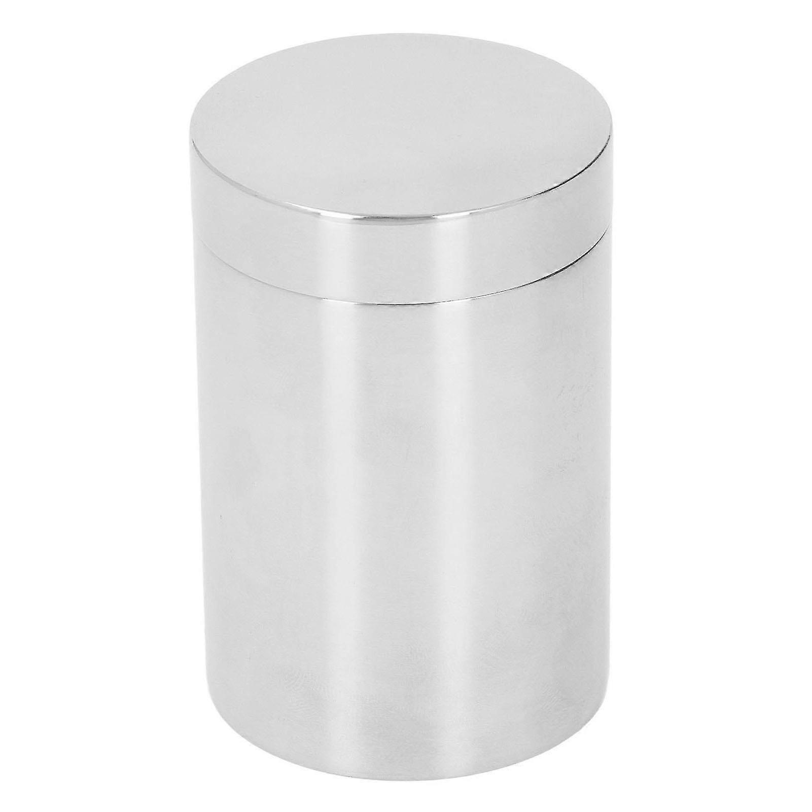 Thickened Round Design 304 Stainless Steel Tea Can for Sealing and Storage