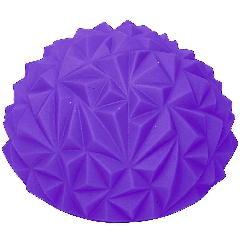 ヨガとストレス解消のための紫色のPVCフットマッサージボール