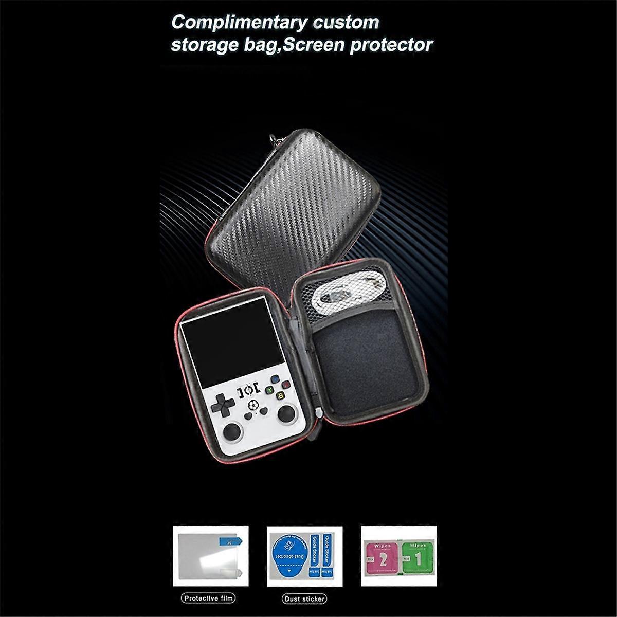 R36PRO Handheld Retro Game Console 128GB 3.5inch HD Screen Portable Pocket Video Player Supports 30