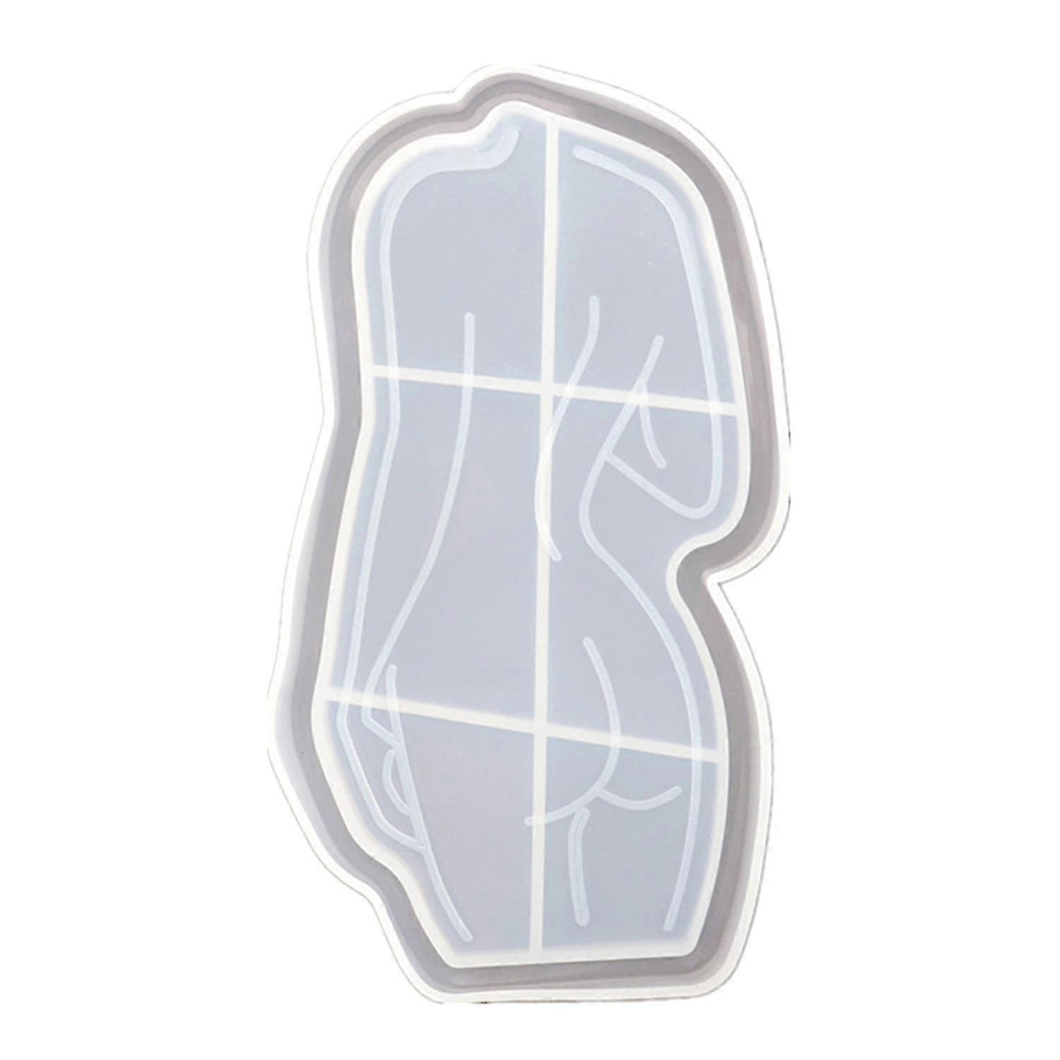 Silicone Mold Wide Application Easy to Demold Long Lasting Elastic Non-stick Girls Shape Tray Mold f-ZZY