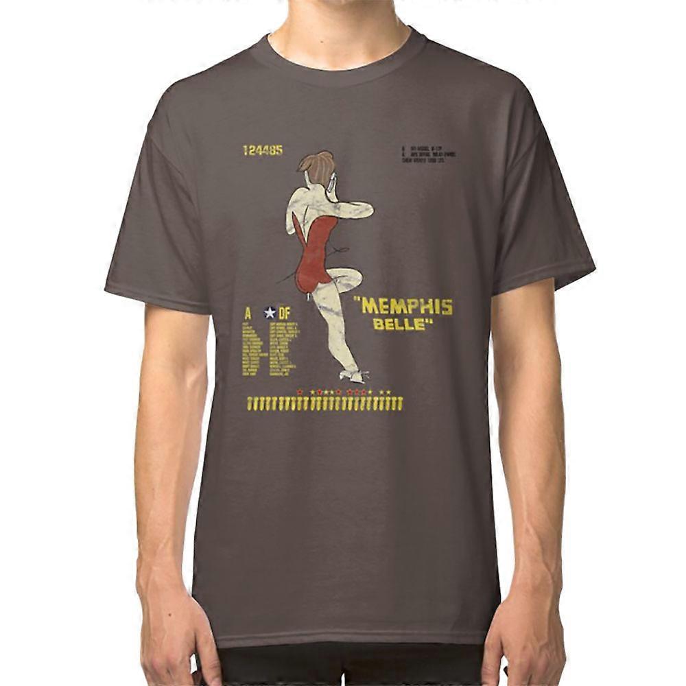 "Memphis Belle" B-17 F Flying Fortress WWII Nose Art Pinup Design tričko