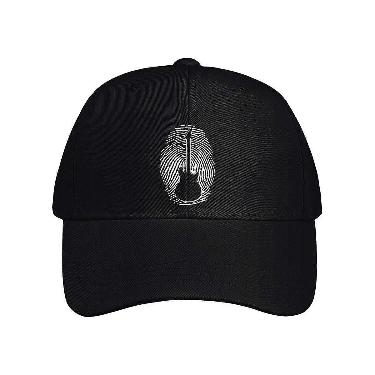 Electric Guitar Finger Print Baseball Cap