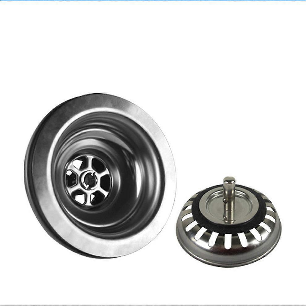 Dww Kitchen Sink Waste 85mm - No Overflow - Also Suitable for Very Thick Porcelain Sinks