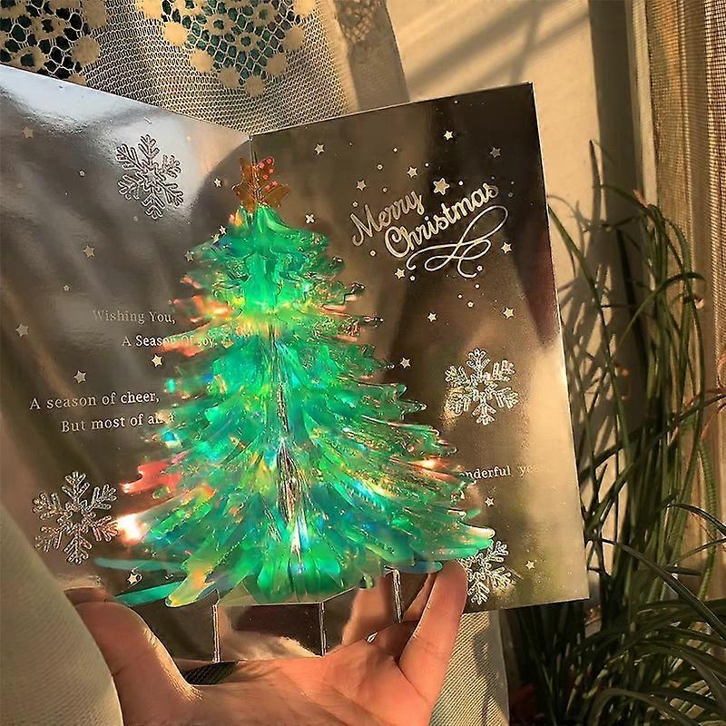 Christmas gift exquisite creative handmade 3D blessing gift cards