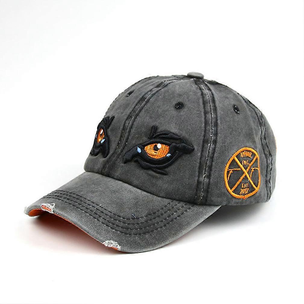 Hat Eye Embroidery Denim Baseball Cap