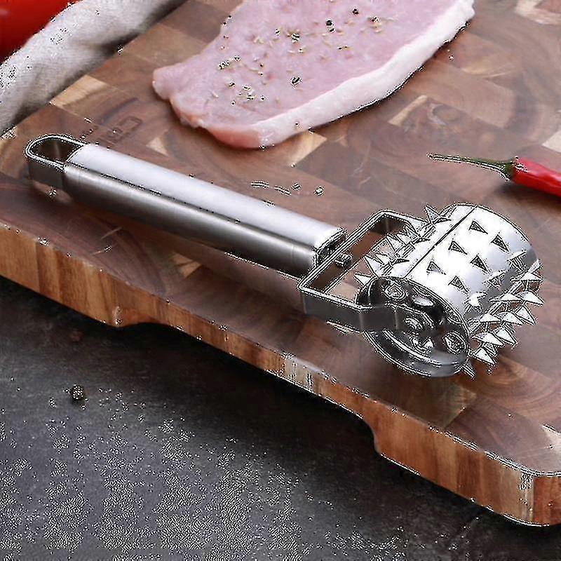 Edelstahl Fleischklopfer Fleischhacker Roller Fleisch Hammer Kochen Küche