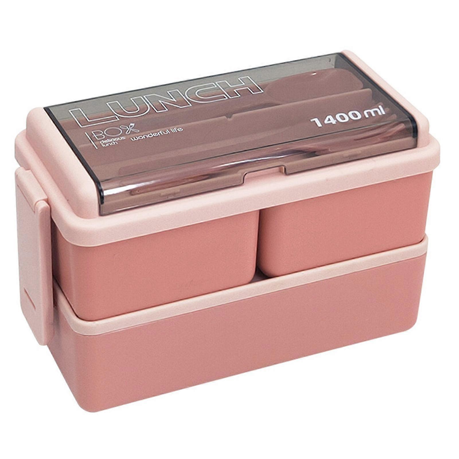 Lunch Box Leak Proof Meal Durable Fruit Snack Packaging With Spoon And Fork