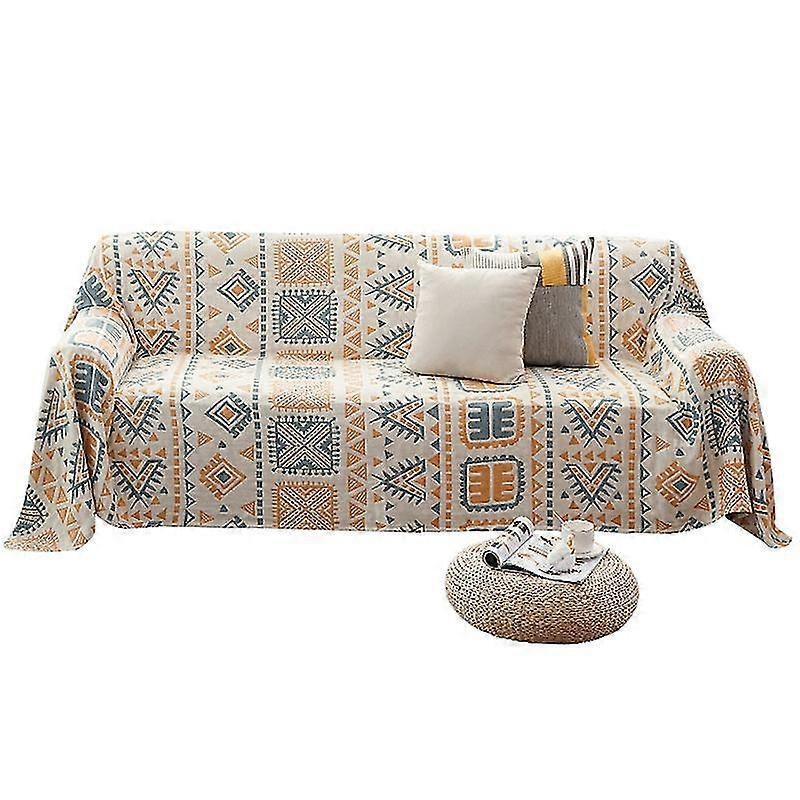 Slipcover Multi-function Decorative Throw Blanket Sofa Towel Cotton Warm