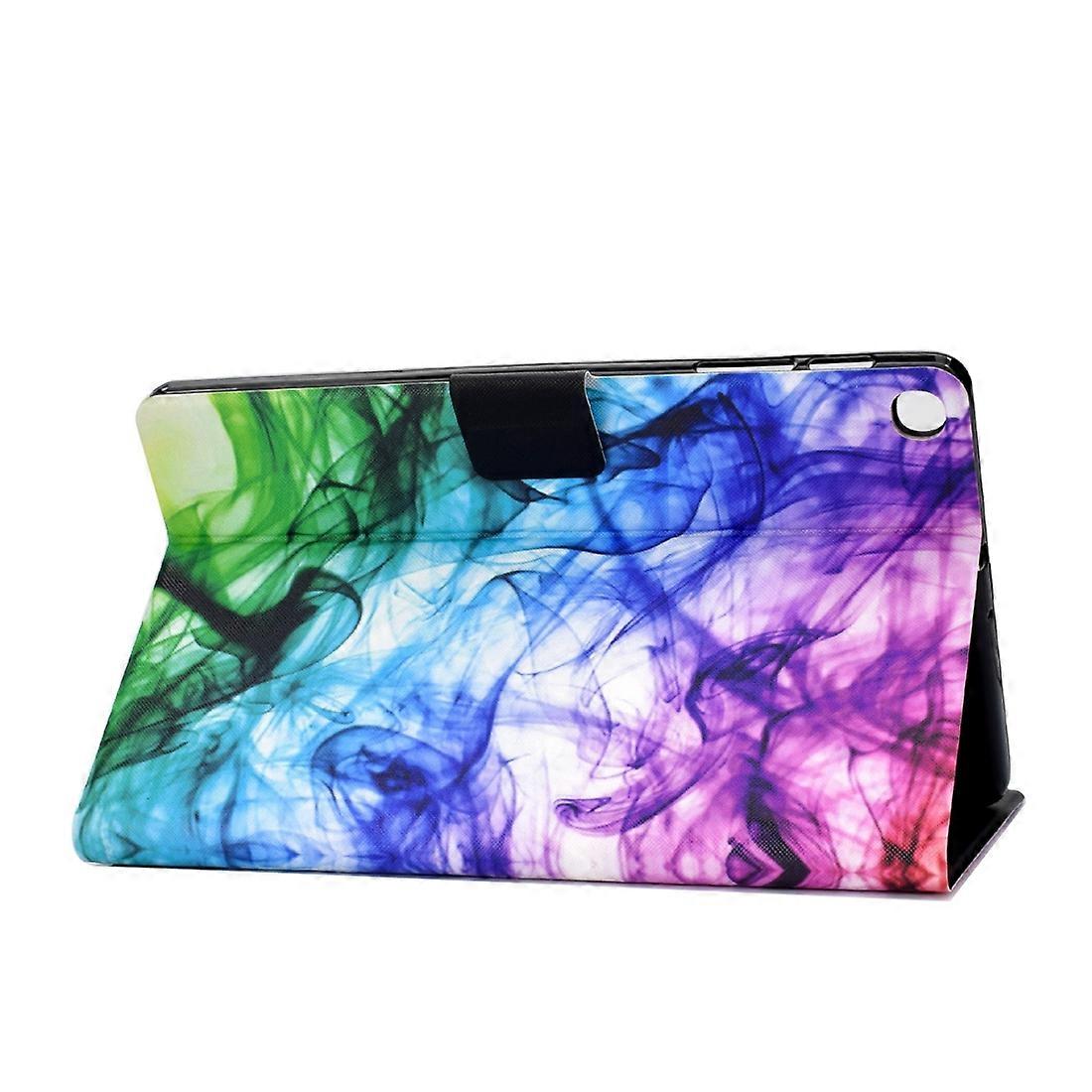 For Galaxy Tab S6 Lite Sewing Thread Leather Case