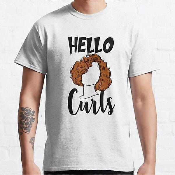Hello Curls klassisk T-skjorte-RK15987